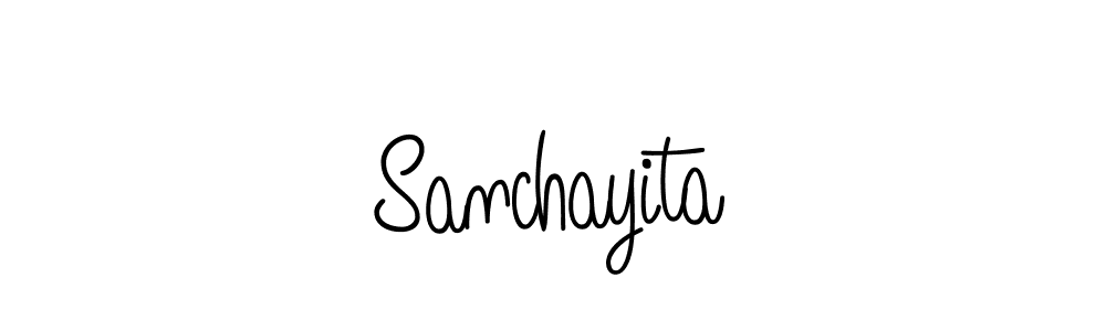 How to make Sanchayita signature? Angelique-Rose-font-FFP is a professional autograph style. Create handwritten signature for Sanchayita name. Sanchayita signature style 5 images and pictures png