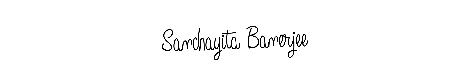 Angelique-Rose-font-FFP is a professional signature style that is perfect for those who want to add a touch of class to their signature. It is also a great choice for those who want to make their signature more unique. Get Sanchayita Banerjee name to fancy signature for free. Sanchayita Banerjee signature style 5 images and pictures png