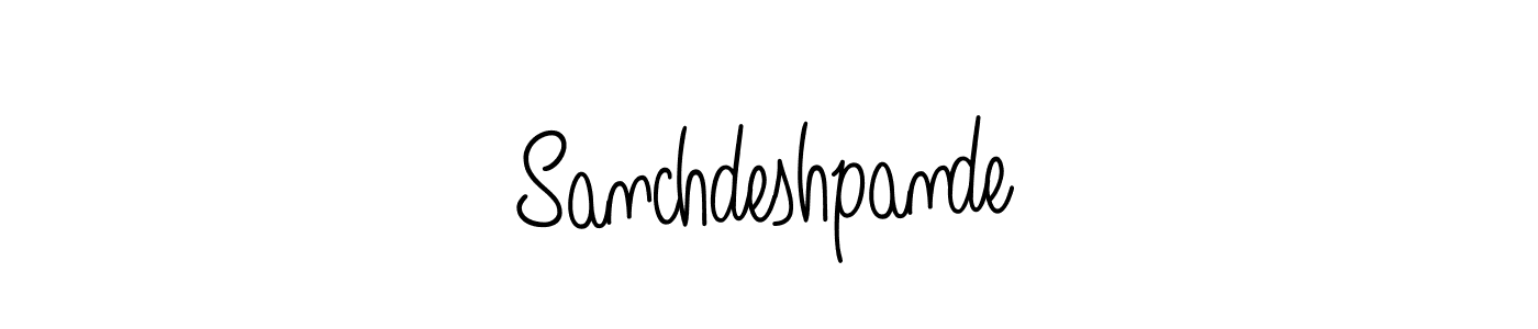 Similarly Angelique-Rose-font-FFP is the best handwritten signature design. Signature creator online .You can use it as an online autograph creator for name Sanchdeshpande. Sanchdeshpande signature style 5 images and pictures png