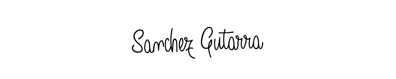 Create a beautiful signature design for name Sanchez Gutarra. With this signature (Angelique-Rose-font-FFP) fonts, you can make a handwritten signature for free. Sanchez Gutarra signature style 5 images and pictures png