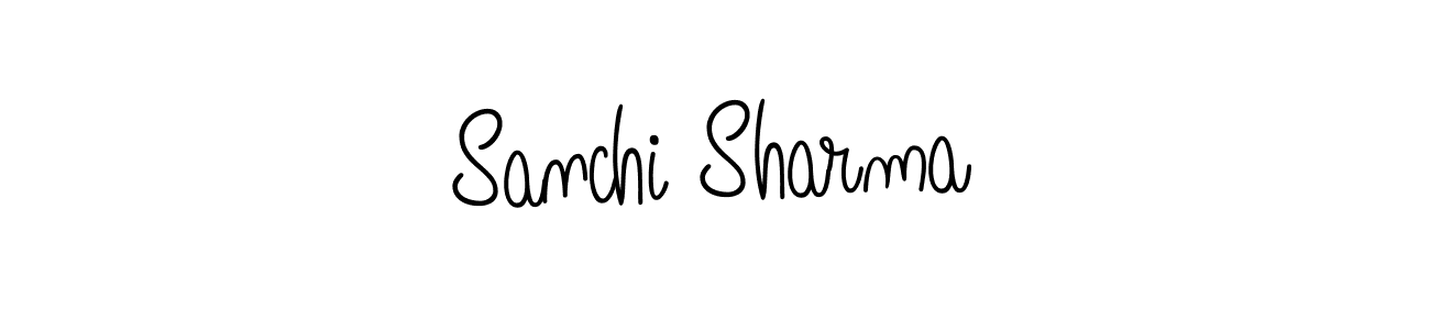 How to make Sanchi Sharma signature? Angelique-Rose-font-FFP is a professional autograph style. Create handwritten signature for Sanchi Sharma name. Sanchi Sharma signature style 5 images and pictures png