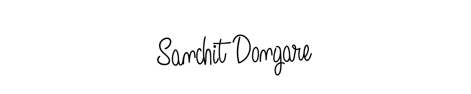 Design your own signature with our free online signature maker. With this signature software, you can create a handwritten (Angelique-Rose-font-FFP) signature for name Sanchit Dongare. Sanchit Dongare signature style 5 images and pictures png