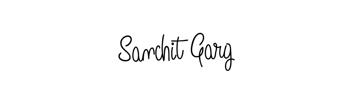 Sanchit Garg stylish signature style. Best Handwritten Sign (Angelique-Rose-font-FFP) for my name. Handwritten Signature Collection Ideas for my name Sanchit Garg. Sanchit Garg signature style 5 images and pictures png