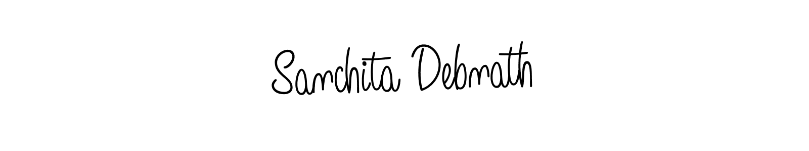 How to Draw Sanchita Debnath signature style? Angelique-Rose-font-FFP is a latest design signature styles for name Sanchita Debnath. Sanchita Debnath signature style 5 images and pictures png