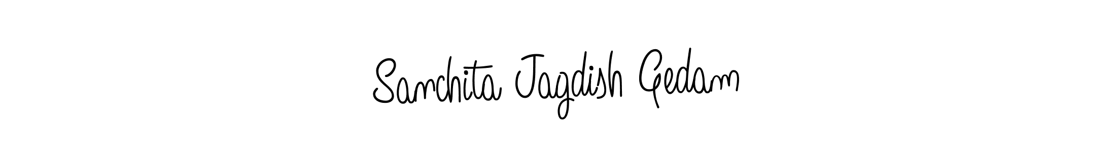 Make a short Sanchita Jagdish Gedam signature style. Manage your documents anywhere anytime using Angelique-Rose-font-FFP. Create and add eSignatures, submit forms, share and send files easily. Sanchita Jagdish Gedam signature style 5 images and pictures png