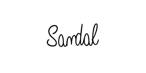 Use a signature maker to create a handwritten signature online. With this signature software, you can design (Angelique-Rose-font-FFP) your own signature for name Sandal. Sandal signature style 5 images and pictures png