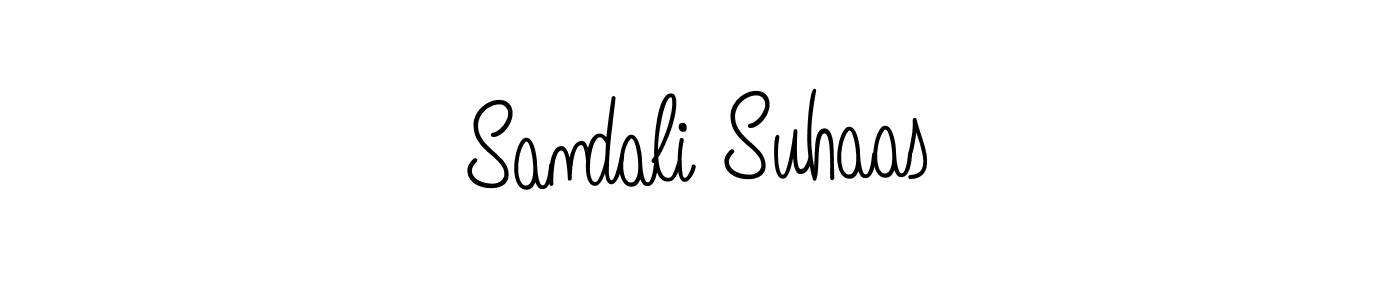 Make a short Sandali Suhaas signature style. Manage your documents anywhere anytime using Angelique-Rose-font-FFP. Create and add eSignatures, submit forms, share and send files easily. Sandali Suhaas signature style 5 images and pictures png