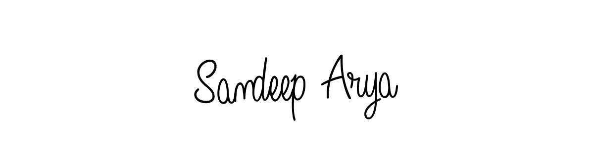 Also we have Sandeep Arya name is the best signature style. Create professional handwritten signature collection using Angelique-Rose-font-FFP autograph style. Sandeep Arya signature style 5 images and pictures png