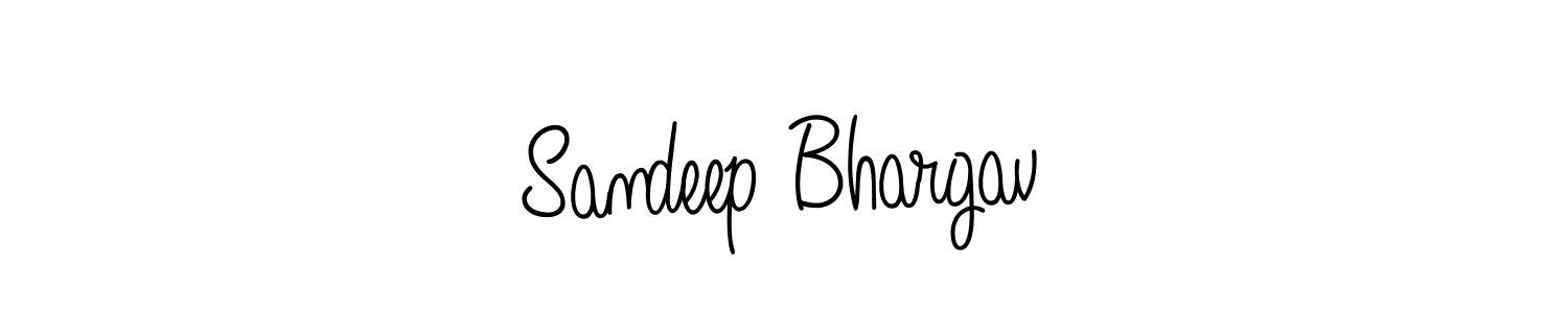 You should practise on your own different ways (Angelique-Rose-font-FFP) to write your name (Sandeep Bhargav) in signature. don't let someone else do it for you. Sandeep Bhargav signature style 5 images and pictures png