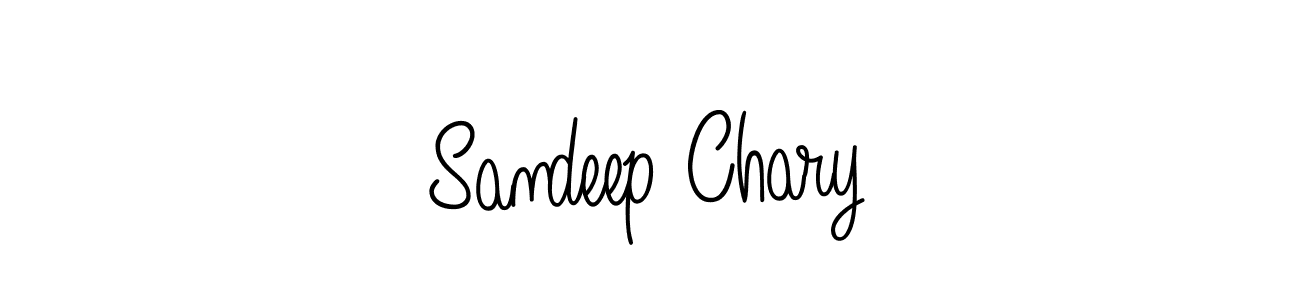 You should practise on your own different ways (Angelique-Rose-font-FFP) to write your name (Sandeep Chary) in signature. don't let someone else do it for you. Sandeep Chary signature style 5 images and pictures png