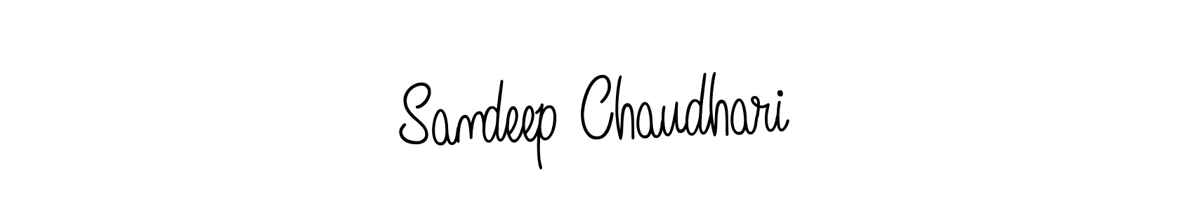 Use a signature maker to create a handwritten signature online. With this signature software, you can design (Angelique-Rose-font-FFP) your own signature for name Sandeep Chaudhari. Sandeep Chaudhari signature style 5 images and pictures png