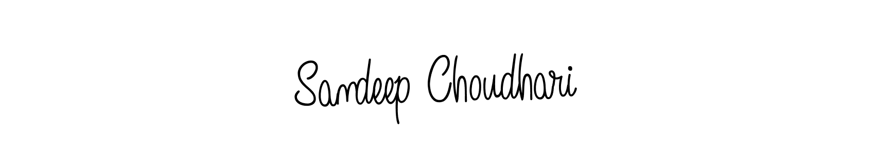 Sandeep Choudhari stylish signature style. Best Handwritten Sign (Angelique-Rose-font-FFP) for my name. Handwritten Signature Collection Ideas for my name Sandeep Choudhari. Sandeep Choudhari signature style 5 images and pictures png