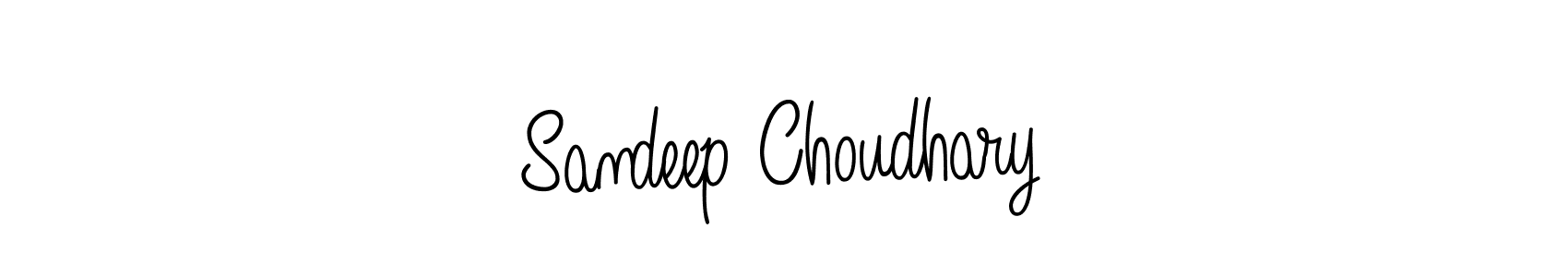 Sandeep Choudhary stylish signature style. Best Handwritten Sign (Angelique-Rose-font-FFP) for my name. Handwritten Signature Collection Ideas for my name Sandeep Choudhary. Sandeep Choudhary signature style 5 images and pictures png