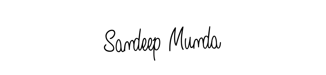 Design your own signature with our free online signature maker. With this signature software, you can create a handwritten (Angelique-Rose-font-FFP) signature for name Sandeep Munda. Sandeep Munda signature style 5 images and pictures png
