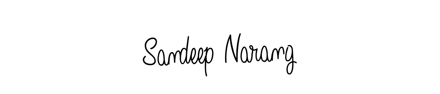 Also we have Sandeep Narang name is the best signature style. Create professional handwritten signature collection using Angelique-Rose-font-FFP autograph style. Sandeep Narang signature style 5 images and pictures png