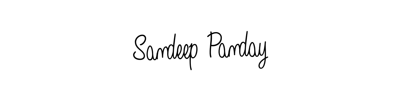 How to make Sandeep Panday signature? Angelique-Rose-font-FFP is a professional autograph style. Create handwritten signature for Sandeep Panday name. Sandeep Panday signature style 5 images and pictures png