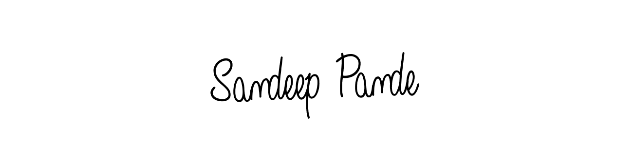 Also we have Sandeep Pande name is the best signature style. Create professional handwritten signature collection using Angelique-Rose-font-FFP autograph style. Sandeep Pande signature style 5 images and pictures png