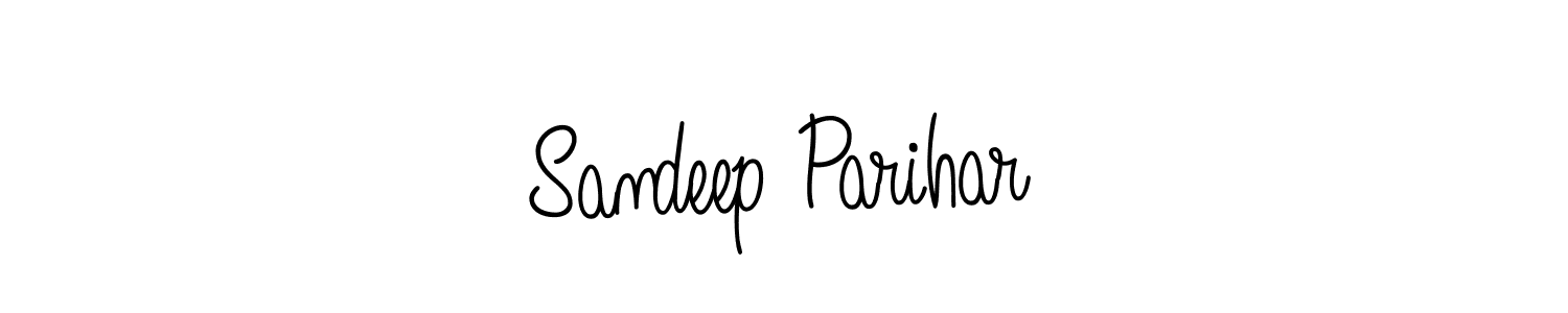 How to make Sandeep Parihar name signature. Use Angelique-Rose-font-FFP style for creating short signs online. This is the latest handwritten sign. Sandeep Parihar signature style 5 images and pictures png