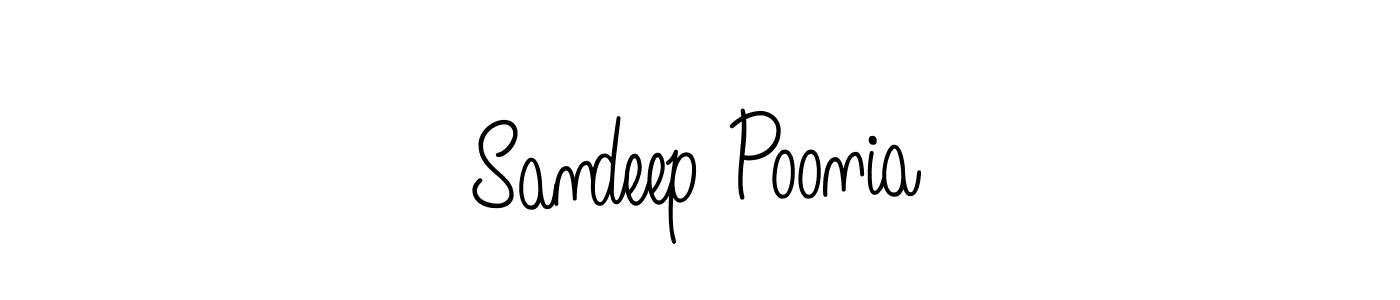 Here are the top 10 professional signature styles for the name Sandeep Poonia. These are the best autograph styles you can use for your name. Sandeep Poonia signature style 5 images and pictures png