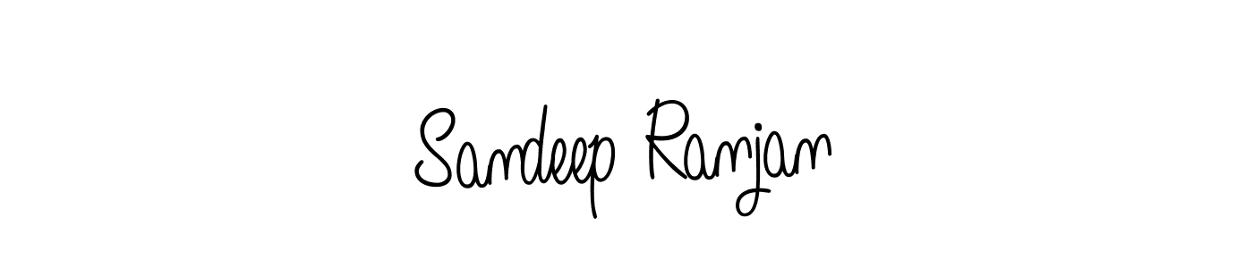 Make a beautiful signature design for name Sandeep Ranjan. With this signature (Angelique-Rose-font-FFP) style, you can create a handwritten signature for free. Sandeep Ranjan signature style 5 images and pictures png