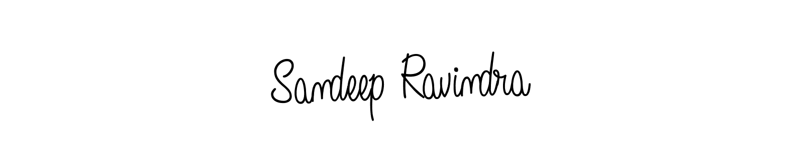 Design your own signature with our free online signature maker. With this signature software, you can create a handwritten (Angelique-Rose-font-FFP) signature for name Sandeep Ravindra. Sandeep Ravindra signature style 5 images and pictures png