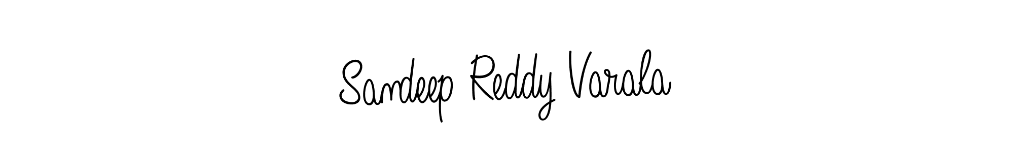 Also we have Sandeep Reddy Varala name is the best signature style. Create professional handwritten signature collection using Angelique-Rose-font-FFP autograph style. Sandeep Reddy Varala signature style 5 images and pictures png
