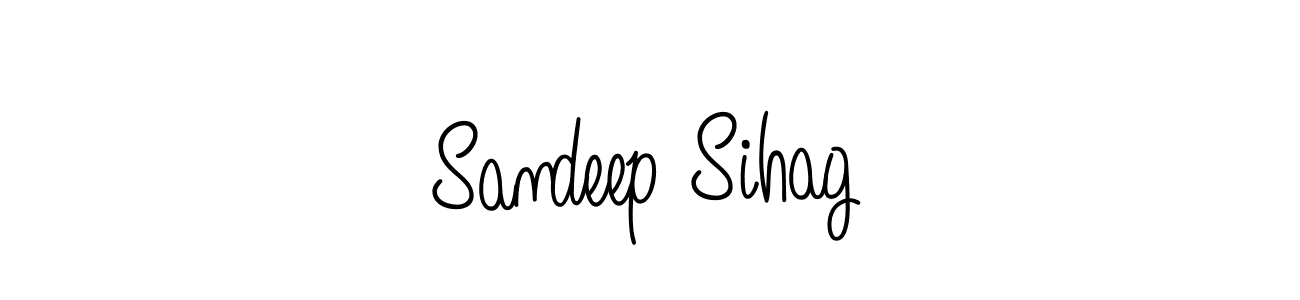 Also we have Sandeep Sihag name is the best signature style. Create professional handwritten signature collection using Angelique-Rose-font-FFP autograph style. Sandeep Sihag signature style 5 images and pictures png