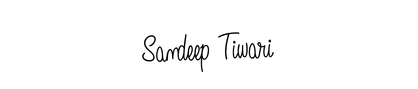Make a beautiful signature design for name Sandeep Tiwari. With this signature (Angelique-Rose-font-FFP) style, you can create a handwritten signature for free. Sandeep Tiwari signature style 5 images and pictures png