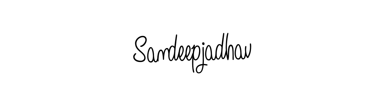 How to Draw Sandeepjadhav signature style? Angelique-Rose-font-FFP is a latest design signature styles for name Sandeepjadhav. Sandeepjadhav signature style 5 images and pictures png