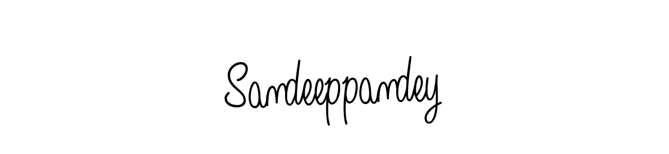 You should practise on your own different ways (Angelique-Rose-font-FFP) to write your name (Sandeeppandey) in signature. don't let someone else do it for you. Sandeeppandey signature style 5 images and pictures png