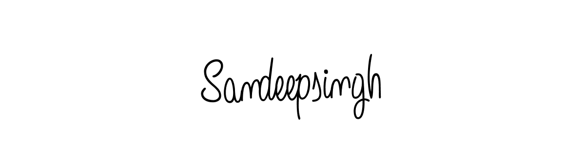 You should practise on your own different ways (Angelique-Rose-font-FFP) to write your name (Sandeepsingh) in signature. don't let someone else do it for you. Sandeepsingh signature style 5 images and pictures png