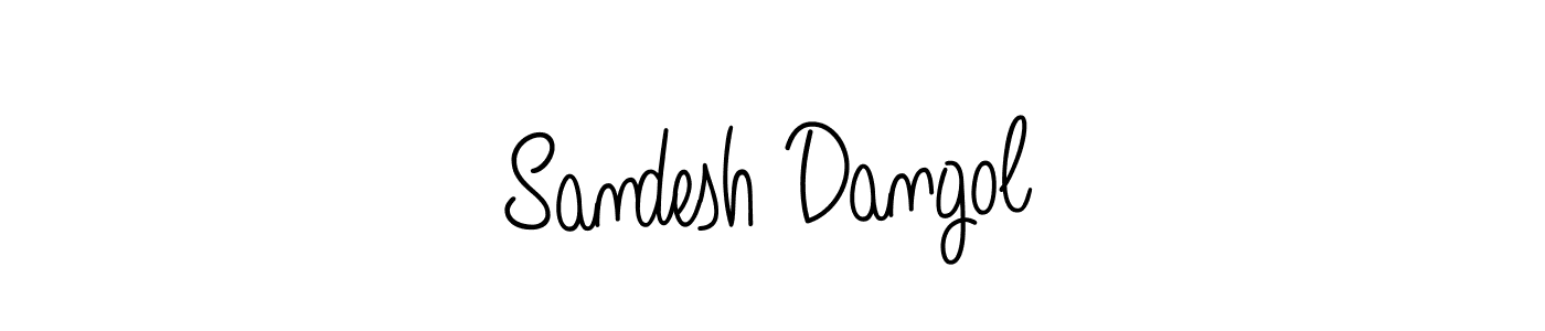 It looks lik you need a new signature style for name Sandesh Dangol. Design unique handwritten (Angelique-Rose-font-FFP) signature with our free signature maker in just a few clicks. Sandesh Dangol signature style 5 images and pictures png