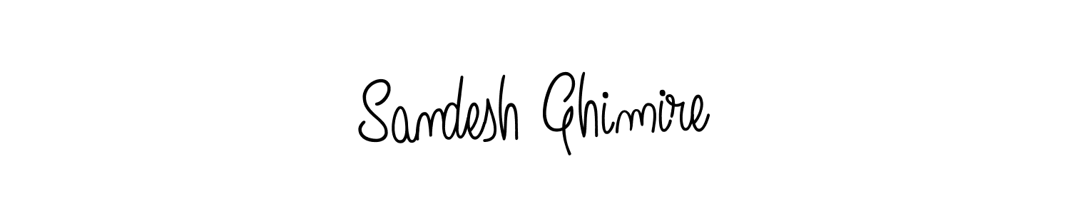 How to make Sandesh Ghimire signature? Angelique-Rose-font-FFP is a professional autograph style. Create handwritten signature for Sandesh Ghimire name. Sandesh Ghimire signature style 5 images and pictures png