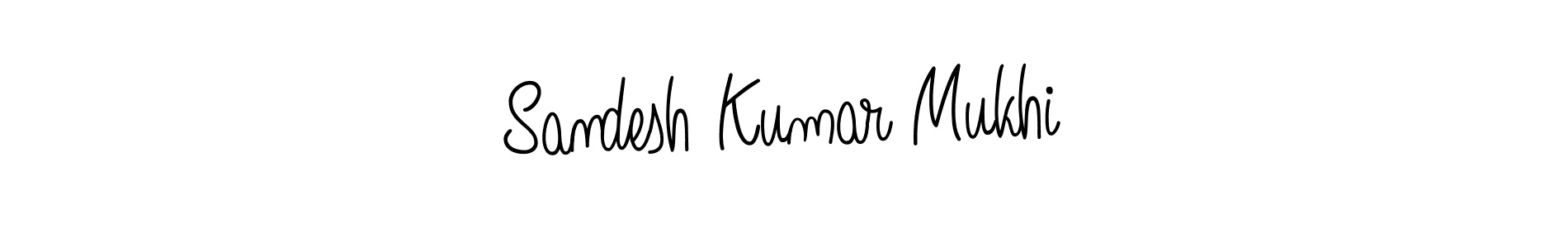 How to make Sandesh Kumar Mukhi signature? Angelique-Rose-font-FFP is a professional autograph style. Create handwritten signature for Sandesh Kumar Mukhi name. Sandesh Kumar Mukhi signature style 5 images and pictures png