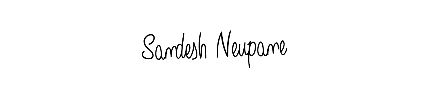 It looks lik you need a new signature style for name Sandesh Neupane. Design unique handwritten (Angelique-Rose-font-FFP) signature with our free signature maker in just a few clicks. Sandesh Neupane signature style 5 images and pictures png
