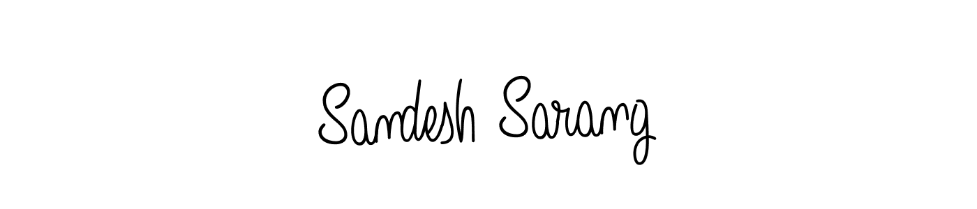 This is the best signature style for the Sandesh Sarang name. Also you like these signature font (Angelique-Rose-font-FFP). Mix name signature. Sandesh Sarang signature style 5 images and pictures png