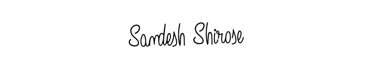 Similarly Angelique-Rose-font-FFP is the best handwritten signature design. Signature creator online .You can use it as an online autograph creator for name Sandesh Shirose. Sandesh Shirose signature style 5 images and pictures png