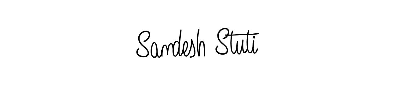 You can use this online signature creator to create a handwritten signature for the name Sandesh Stuti. This is the best online autograph maker. Sandesh Stuti signature style 5 images and pictures png