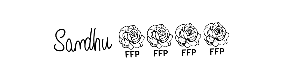 Use a signature maker to create a handwritten signature online. With this signature software, you can design (Angelique-Rose-font-FFP) your own signature for name Sandhu 0595. Sandhu 0595 signature style 5 images and pictures png