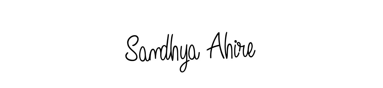 You can use this online signature creator to create a handwritten signature for the name Sandhya Ahire. This is the best online autograph maker. Sandhya Ahire signature style 5 images and pictures png