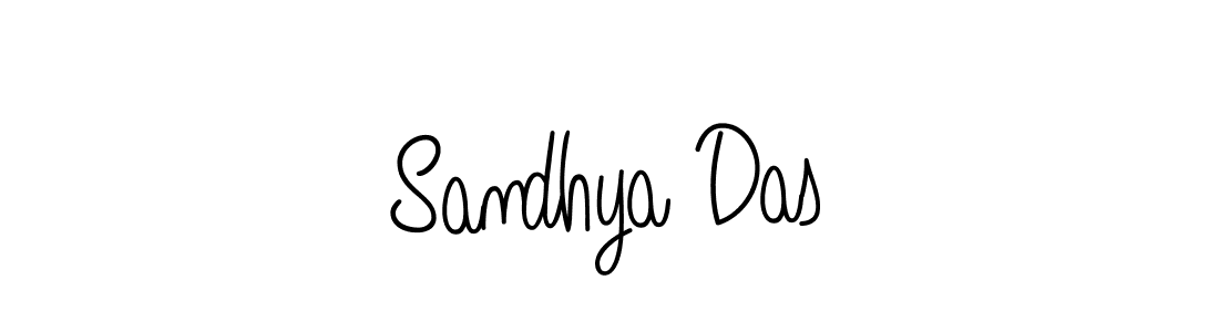 Sandhya Das stylish signature style. Best Handwritten Sign (Angelique-Rose-font-FFP) for my name. Handwritten Signature Collection Ideas for my name Sandhya Das. Sandhya Das signature style 5 images and pictures png