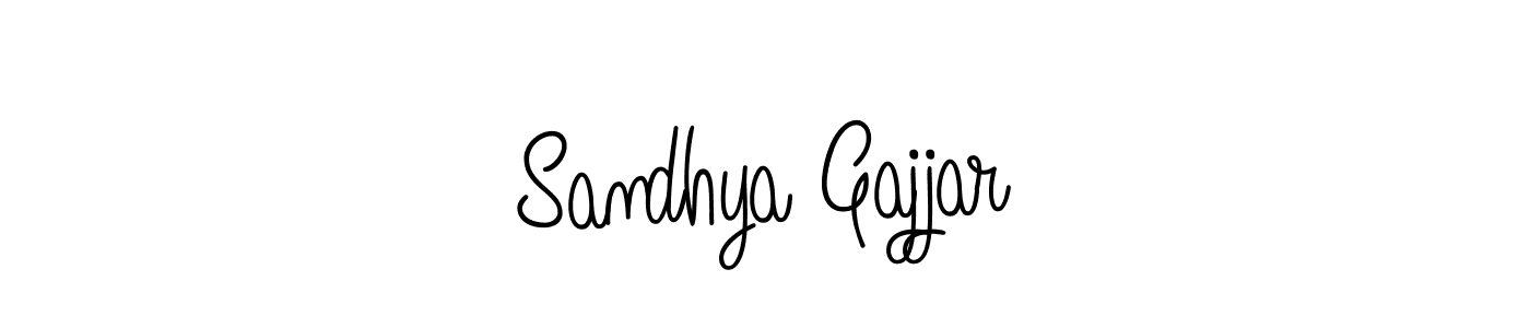 Make a short Sandhya Gajjar signature style. Manage your documents anywhere anytime using Angelique-Rose-font-FFP. Create and add eSignatures, submit forms, share and send files easily. Sandhya Gajjar signature style 5 images and pictures png