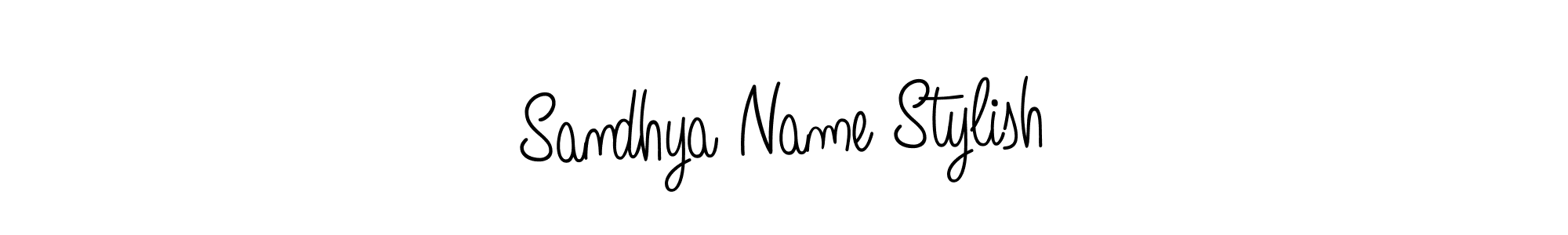 Once you've used our free online signature maker to create your best signature Angelique-Rose-font-FFP style, it's time to enjoy all of the benefits that Sandhya Name Stylish name signing documents. Sandhya Name Stylish signature style 5 images and pictures png