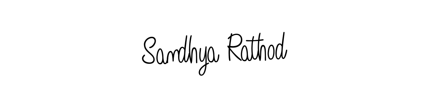 Also we have Sandhya Rathod name is the best signature style. Create professional handwritten signature collection using Angelique-Rose-font-FFP autograph style. Sandhya Rathod signature style 5 images and pictures png