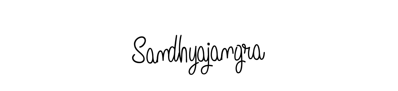 The best way (Angelique-Rose-font-FFP) to make a short signature is to pick only two or three words in your name. The name Sandhyajangra include a total of six letters. For converting this name. Sandhyajangra signature style 5 images and pictures png