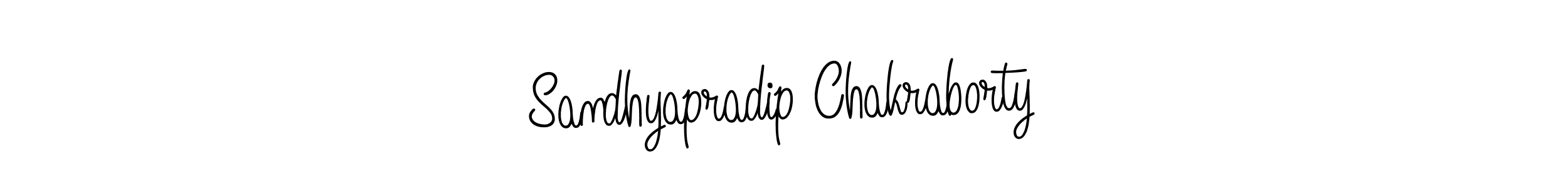 Use a signature maker to create a handwritten signature online. With this signature software, you can design (Angelique-Rose-font-FFP) your own signature for name Sandhyapradip Chakraborty. Sandhyapradip Chakraborty signature style 5 images and pictures png