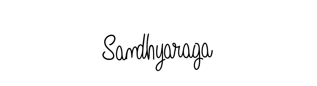 Use a signature maker to create a handwritten signature online. With this signature software, you can design (Angelique-Rose-font-FFP) your own signature for name Sandhyaraga. Sandhyaraga signature style 5 images and pictures png