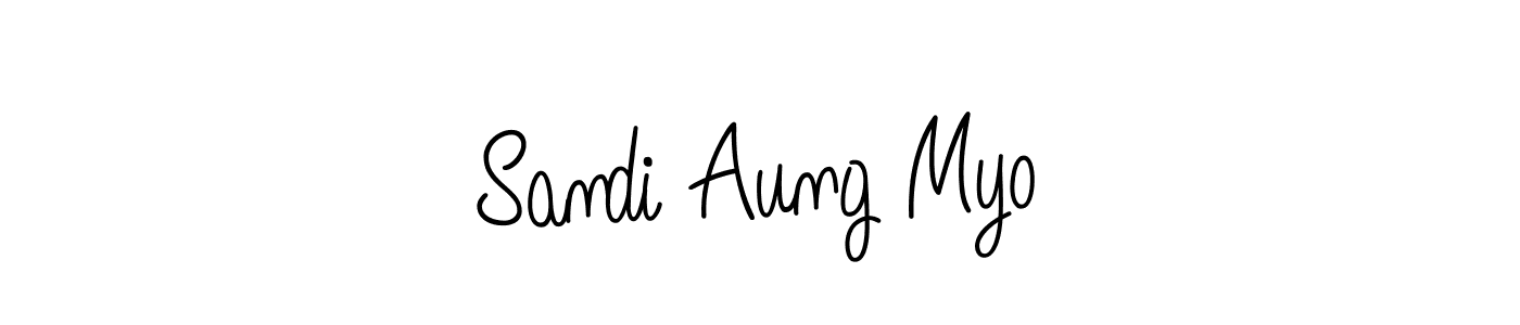 Make a beautiful signature design for name Sandi Aung Myo. Use this online signature maker to create a handwritten signature for free. Sandi Aung Myo signature style 5 images and pictures png