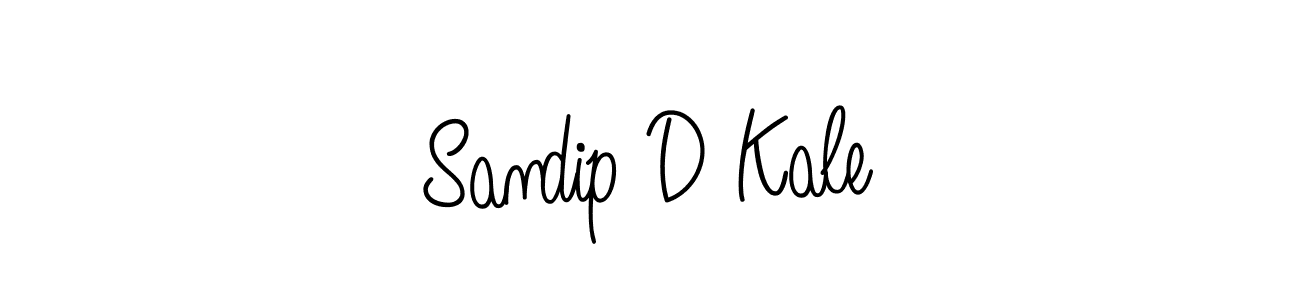 Sandip D Kale stylish signature style. Best Handwritten Sign (Angelique-Rose-font-FFP) for my name. Handwritten Signature Collection Ideas for my name Sandip D Kale. Sandip D Kale signature style 5 images and pictures png