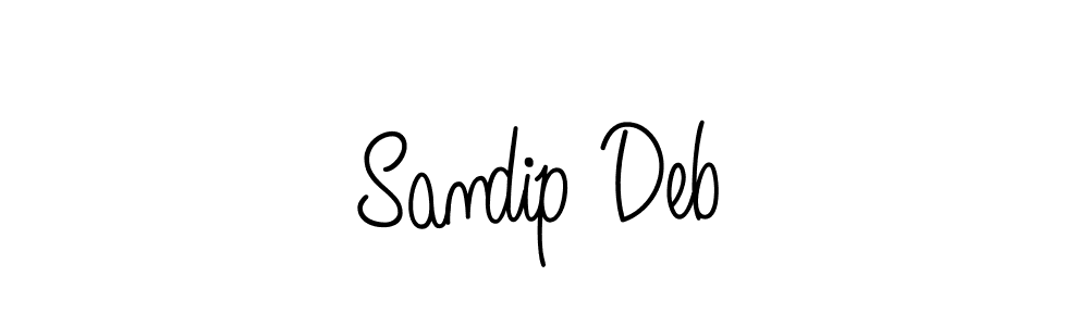 How to make Sandip Deb signature? Angelique-Rose-font-FFP is a professional autograph style. Create handwritten signature for Sandip Deb name. Sandip Deb signature style 5 images and pictures png